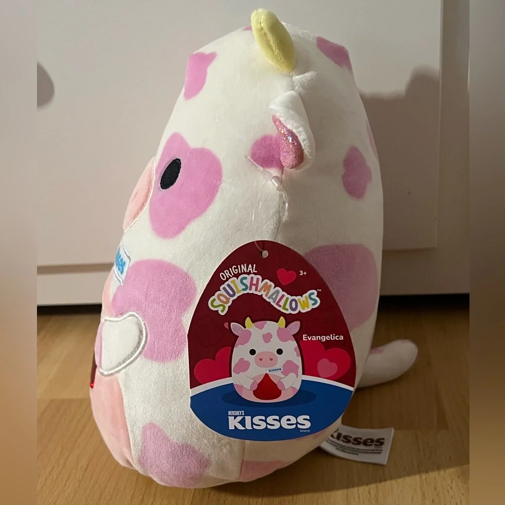NWT Squishmallow Evangelica Cow 8” – Hershey’s Kisses Valentine Squad #1178 - Picture 3 of 5